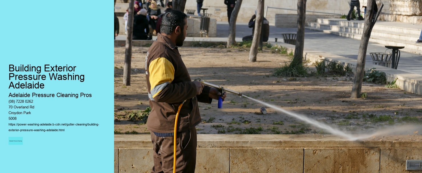 Building Exterior Pressure Washing Adelaide